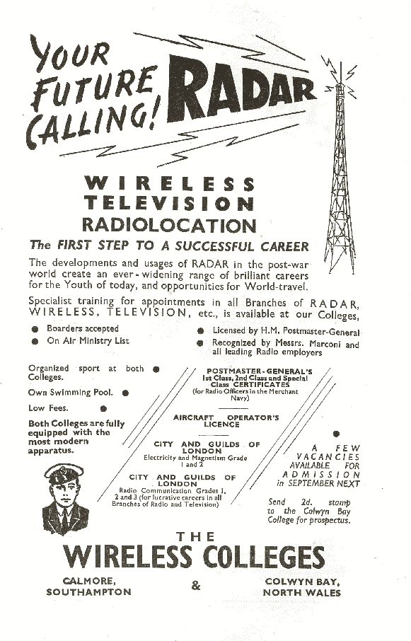 Advert-HTS Mag ad (W Coll July 1946)